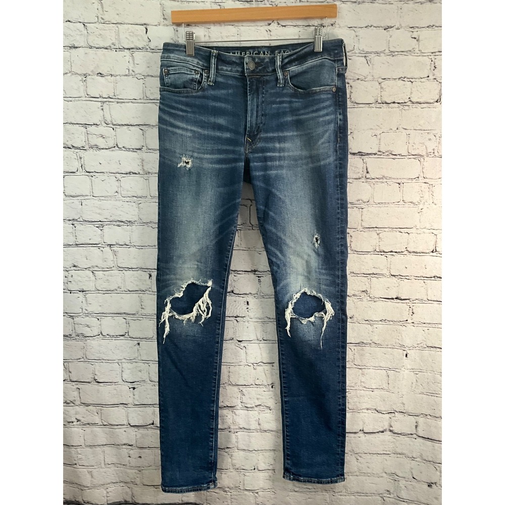 AMERICAN EAGLE MENS SLIM STRAIGHT SIZE 30‎ X 34